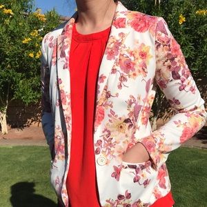 Floral Blazer